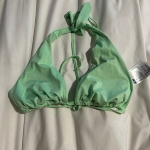Green swim top